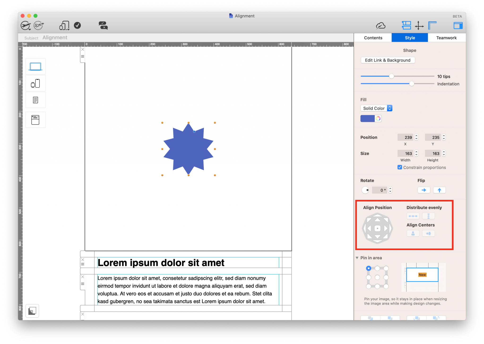 using-alignment-distribution-tools-mail-designer-create-html