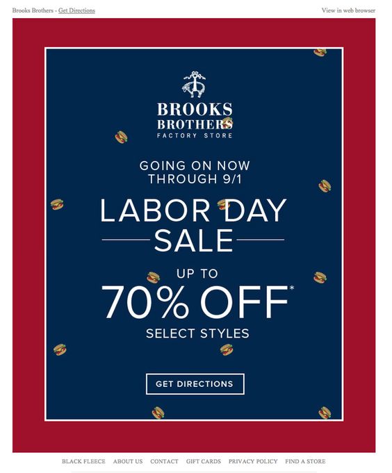 brooks brothers labor day sale 2019