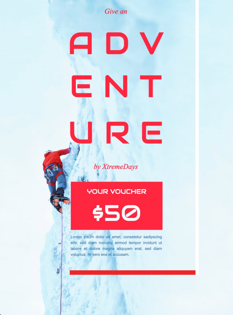 Adventure HTML email template