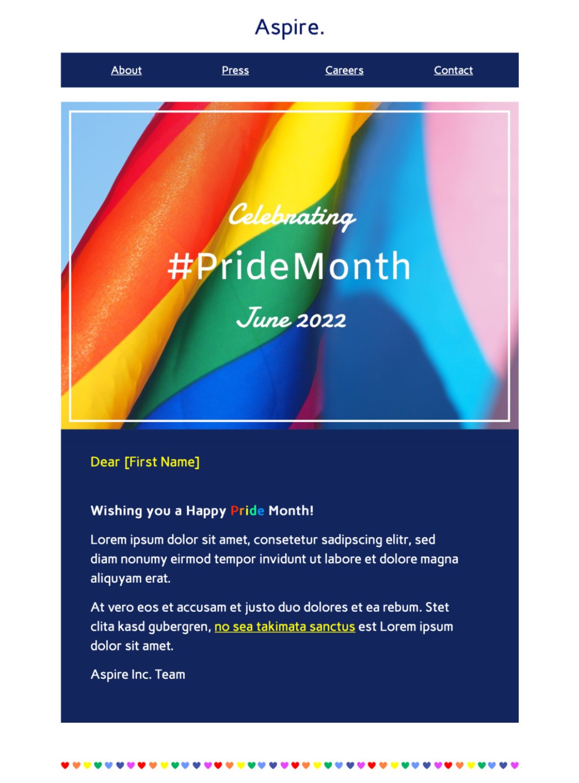 Lgbt Pride Html Email Template Mail Designer Create And Send Html